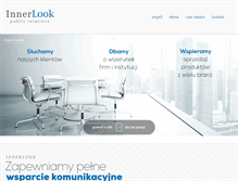 Tablet Screenshot of innerlook.pl